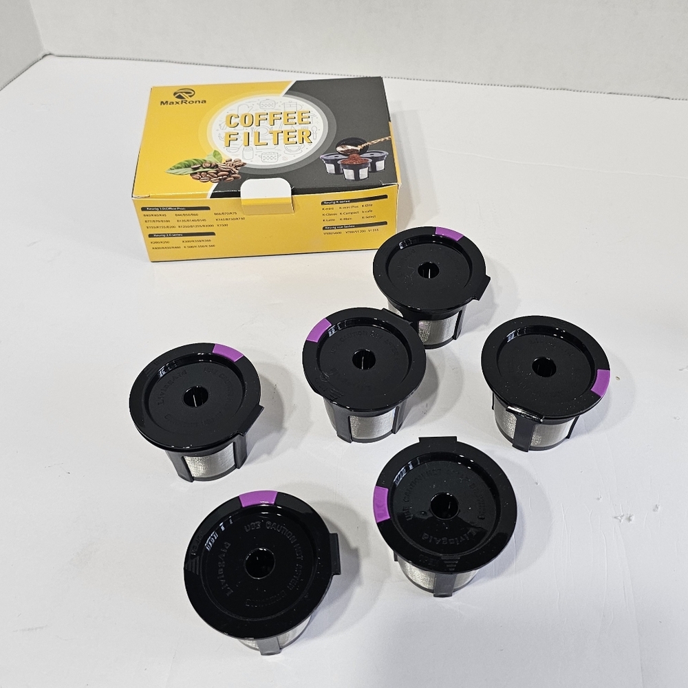 MaxRona reusable single cup coffee filters